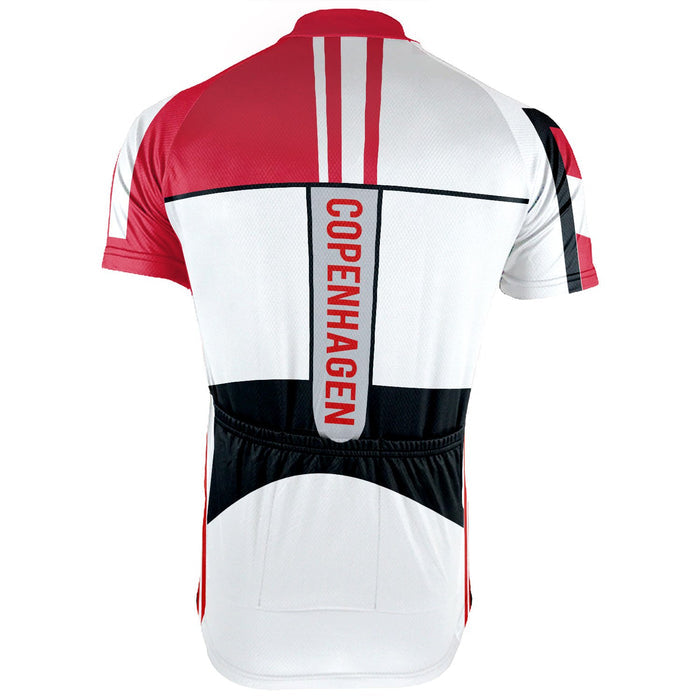 Customized Copenhagen Short Sleeve Cycling Jersey for Men