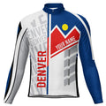 Customized Denver Long Sleeve Cycling Jersey for Men