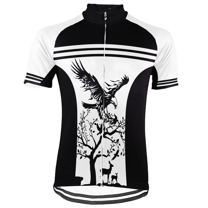 Customized Eagle Short Sleeve Cycling Jersey for Men