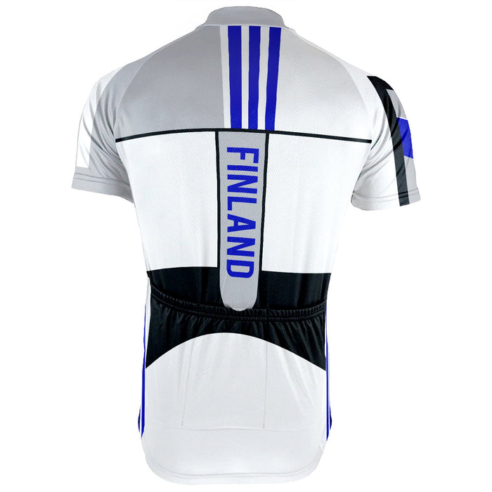 Customized Finland  Short Sleeve Cycling Jersey for Men