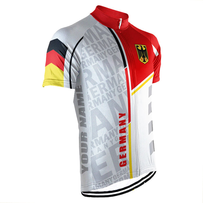 Customized Germany Short Sleeve Cycling Jersey for Men