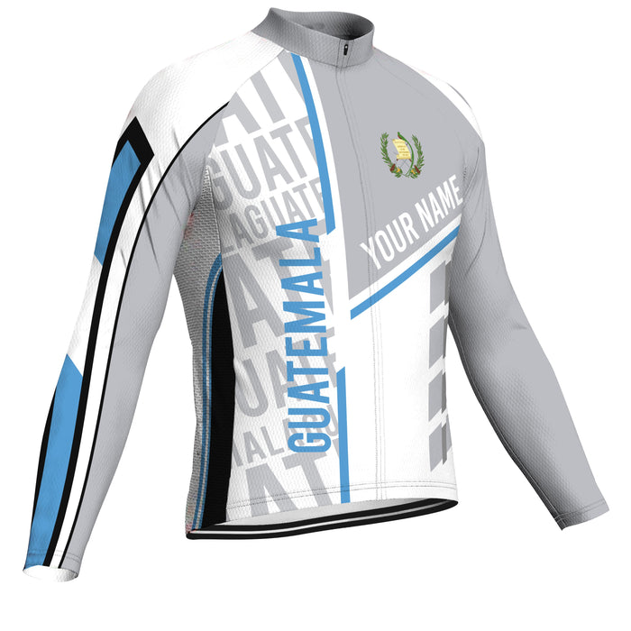 Customized Guatemala Long Sleeve Cycling Jersey for Men