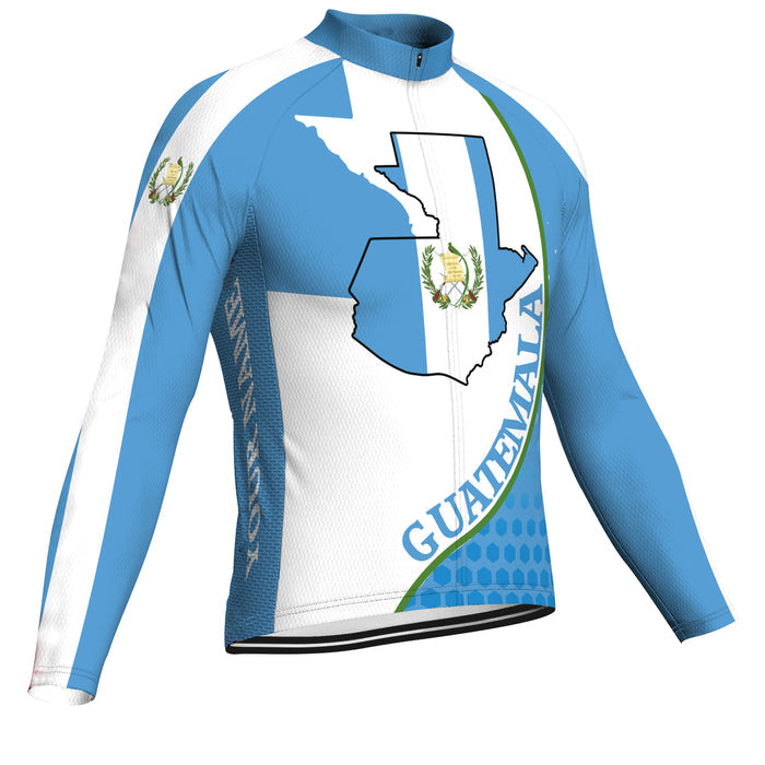 Customized Guatemala Long Sleeve Cycling Jersey for Men