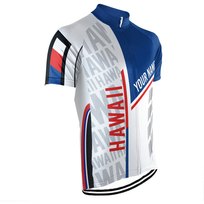 Customized Hawaii Short Sleeve Cycling Jersey for Men