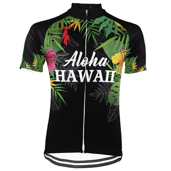 Customized Hawaii Short Sleeve Cycling Jersey for Men