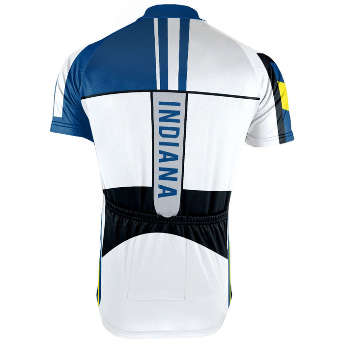 Customized Indiana Short Sleeve Cycling Jersey for Men