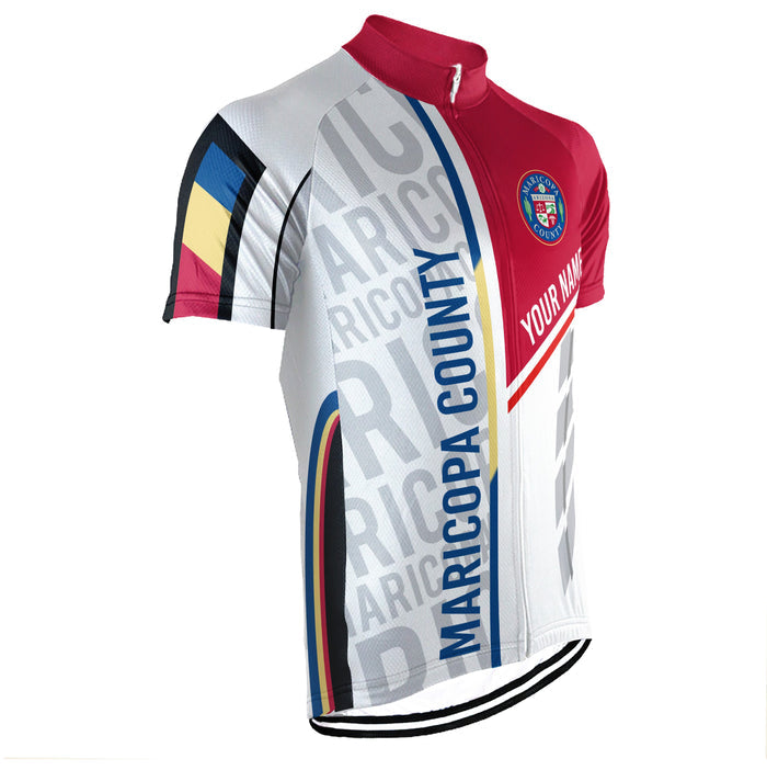 Customized Maricopa County Short Sleeve Cycling Jersey for Men