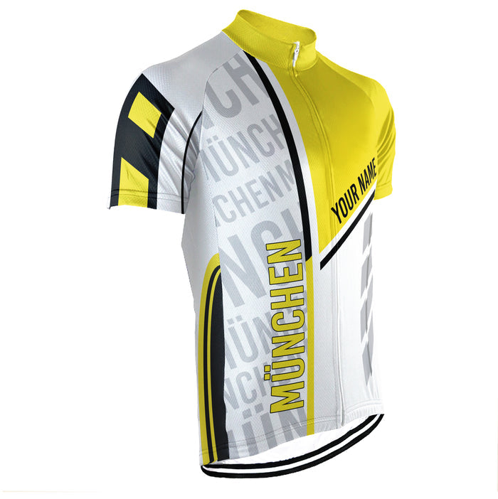 Customized Munchen Short Sleeve Cycling Jersey for Men