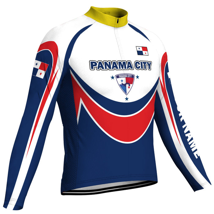 Customized Panama Long Sleeve Cycling Jersey for Men