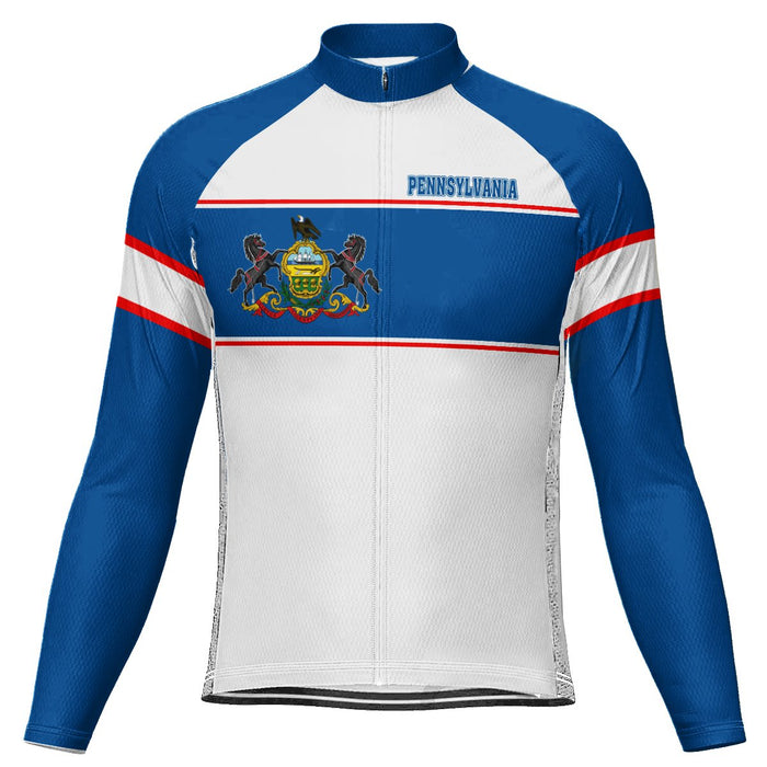 Customized Pennsylvania Winter Thermal Fleece Long Sleeve For Men