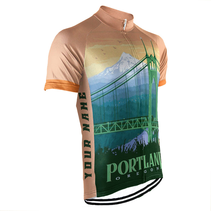 Customized Portland Winter Thermal Fleece Short Sleeve For Men