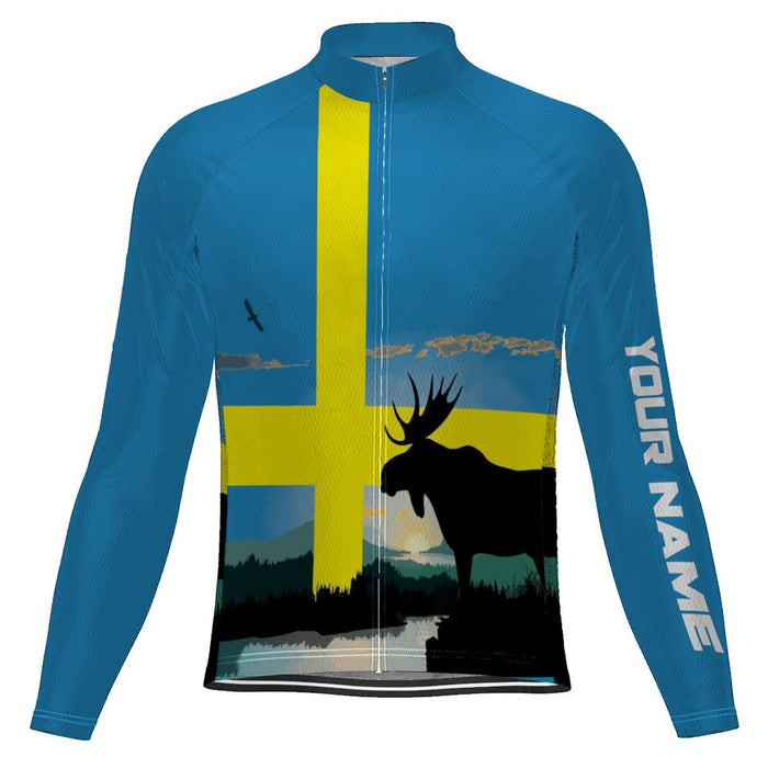 Customized Sweden Winter Thermal Fleece Long Sleeve For Men