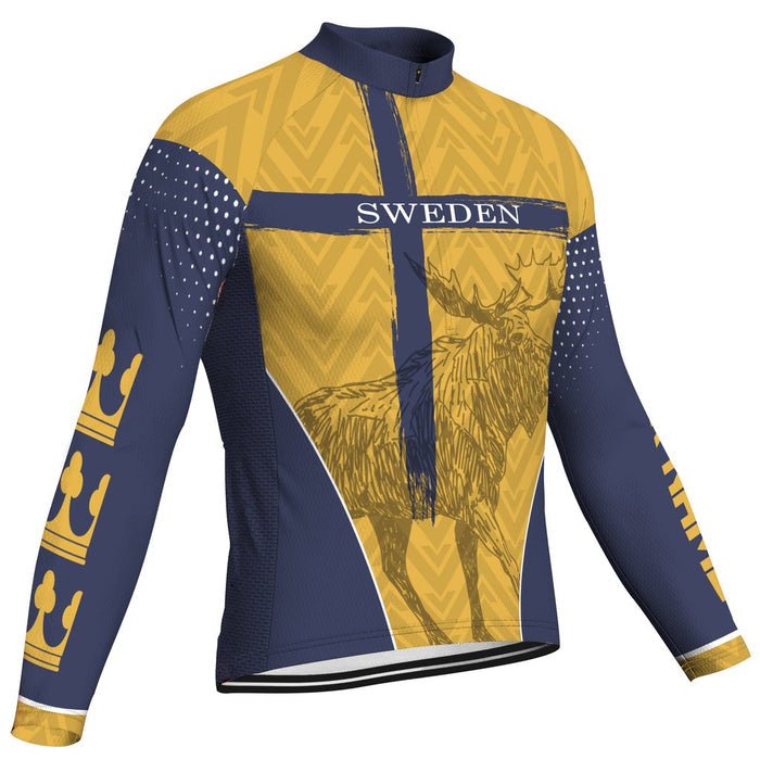 Customized Sweden Winter Thermal Fleece Long Sleeve For Men