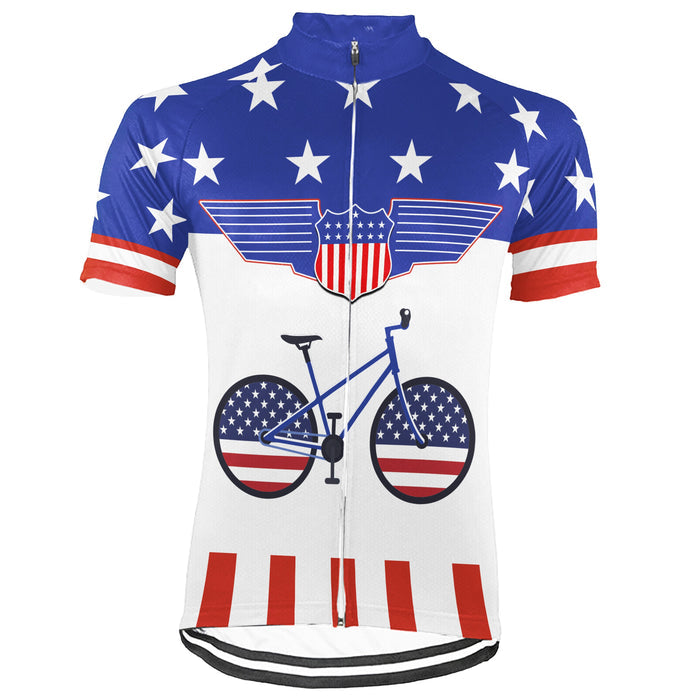 Customized Usa Winter Thermal Fleece Short Sleeve For Men