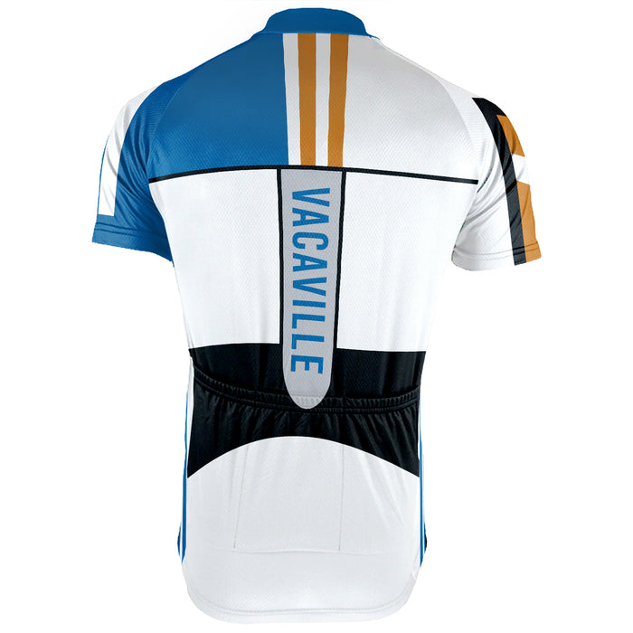 Customized Vacaville Short Sleeve Cycling Jersey for Men
