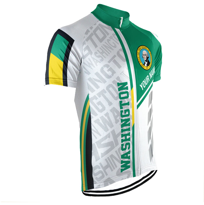 Customized Washington D.C Short Sleeve Cycling Jersey for Men