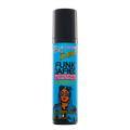 Da Brat Funkdafied Soothing Braid & Scalp Spray, Blue wrap label with black top, Kaleidoscope x Da Brat Logo & Illustration of Da Brat on front