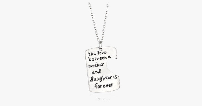 Daddy's Girl Mama's World Pendant Set