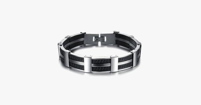 Dark Maze Stainless Steel Men's Bracelet
