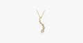 Diamond Accent Journey Pendant in Gold