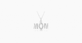 Diamond Accent MOM Pendant with 18" Chain