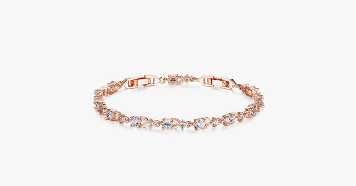 Diamond Accent Tennis Bracelet - Two Colors for a Unique Formal Bracelet