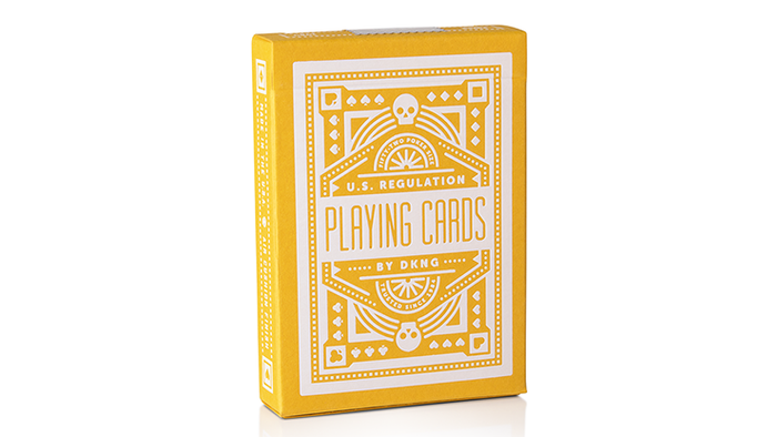 DKNG Yellow Wheel Playing Cards by Art of Play