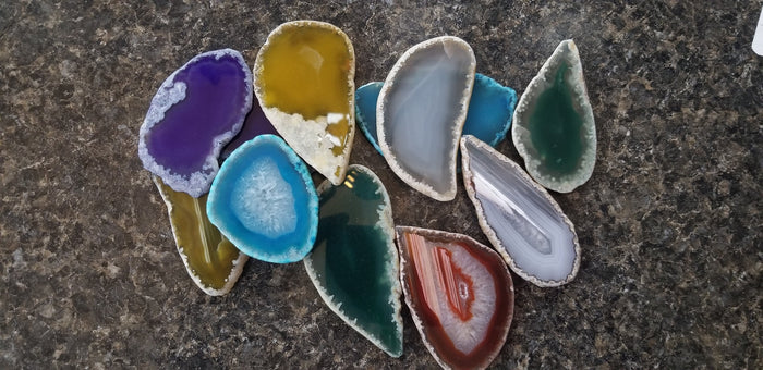 Do no harm take no shit laser engraved agate