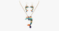 Dolphin Hippie Pendant Set