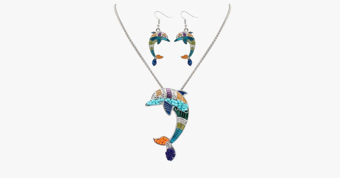 Dolphin Hippie Pendant Set