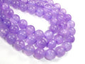 Dyed Jade- Lavender, 10mm Round Beads-BeadBasic