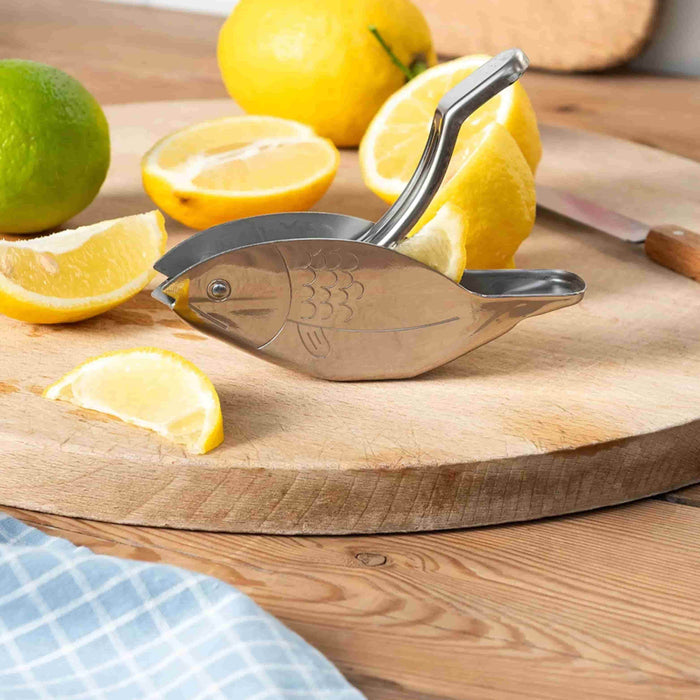 Fish Stainless Steel Lemon Wedge Squeezer