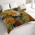 Floral Abstract Comforter in Cotton or Polyester, 107