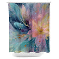 Floral Abstract Design Shower Curtain, 104