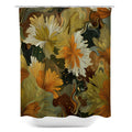 Floral Abstract Design Shower Curtain, 107