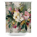 Floral Abstract Design Shower Curtain, 109