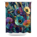 Floral Abstract Design Shower Curtain, 113