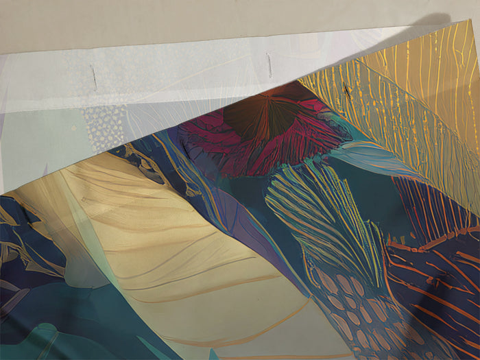 Floral Abstract Design Shower Curtain, 113