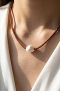 Freshwater Pearl Cord Necklace