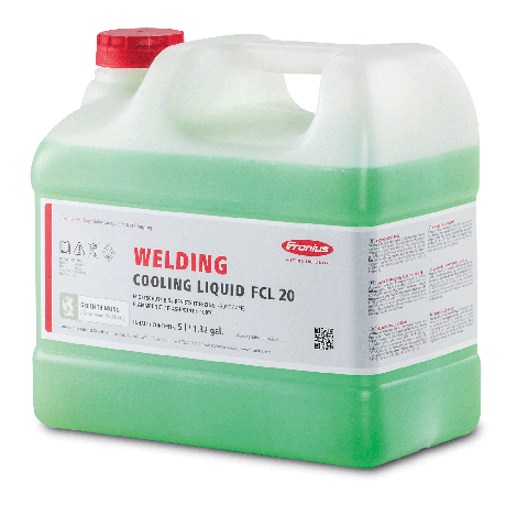 Fronius Welding Cooling Liquid FCL20 (1.32 Gallon) for Water-Cooled Fronius Machines (40,0009,0182)-ShopWeldingSupplies.com
