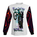 Fun Biking Long Sleeve, Hoodie, Zip Up Hoodie Personalized Gift For Men
