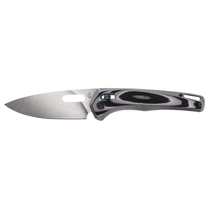 Gerber Sumo - Pivot Lock -Black/White/Cyan G-10 Handle - 7Cr17MoV Steel - 30-001815 - SNK/WTO - Home Office