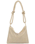 Gold Rhinestone Shoulder Bag