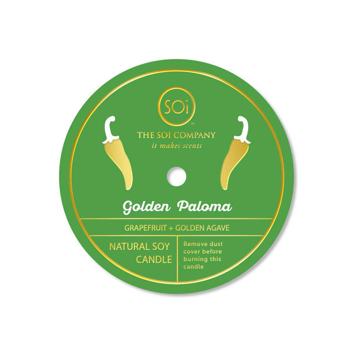 Golden Paloma Yellow Candle