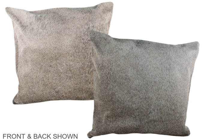 Grey Cowhide Pillow #A37330
