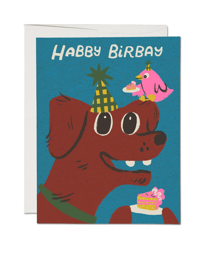 Habby Birbay Greeting Card
