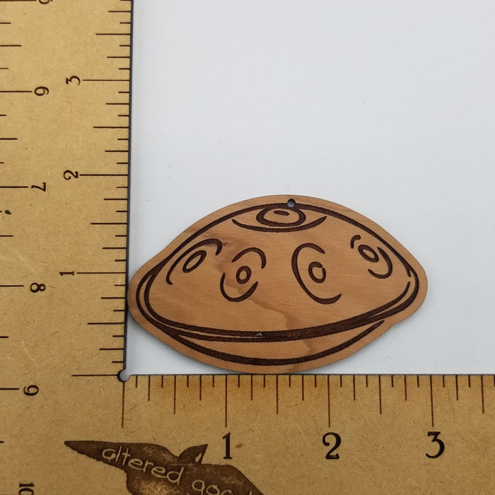 Handpan wooden ornament