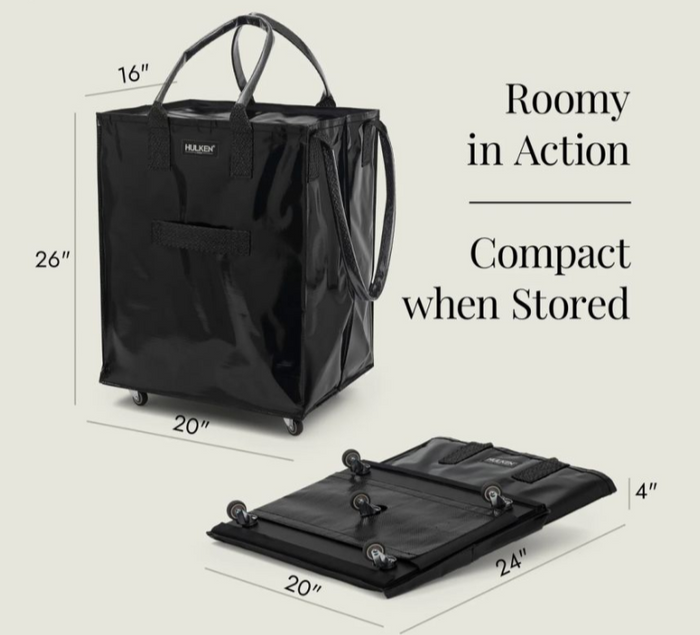 Hulken Large Rolling Tote Bag