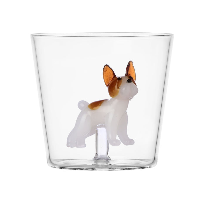 Set of 2 Ichendorf Milano French Bulldog Tumblers, 350ml