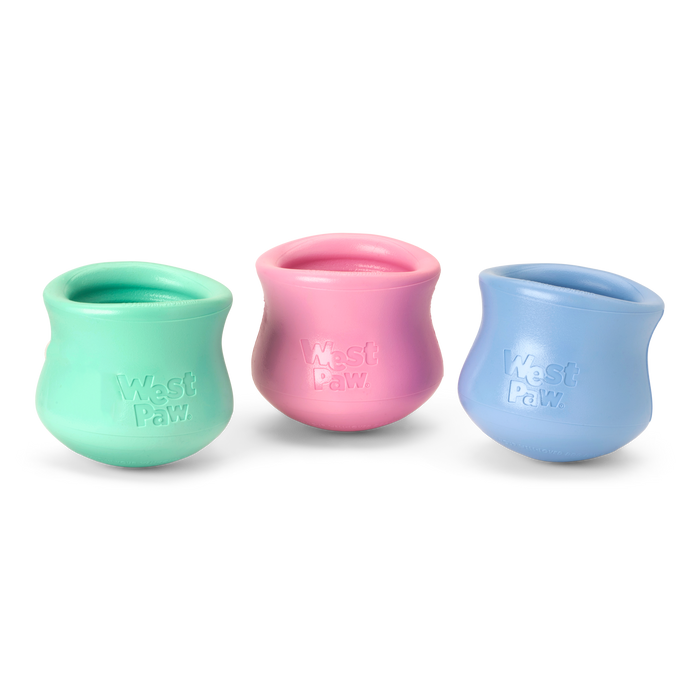 Interactive puzzle, food-dispensing dog toy, Zogoflex Toppl in Periwinkle (Spring Limited Edition)